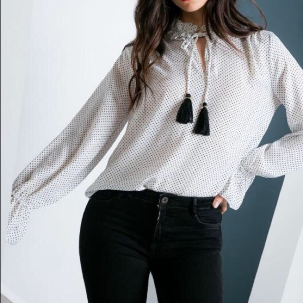 Polka Dotted Blouse